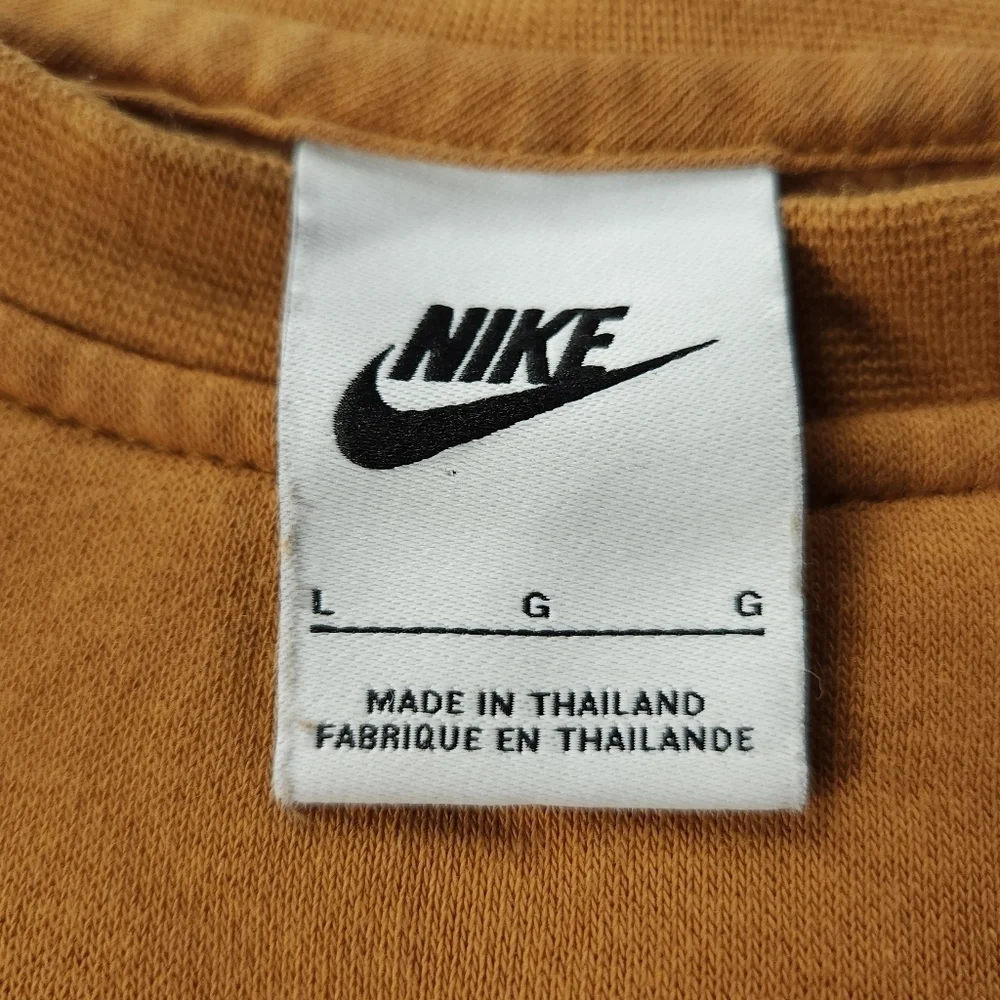Nike Sportswear Club Fleece Center Swoosh Big Kids Crew Sweatshirt Sz L